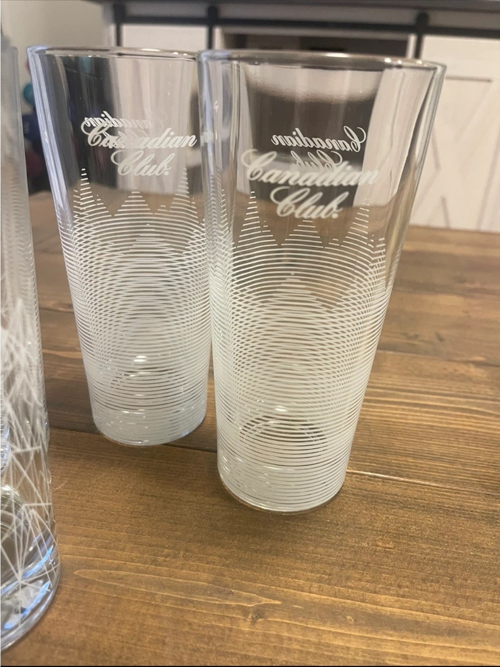 3 pack Canadian Club glassware - Picture 3 of 3